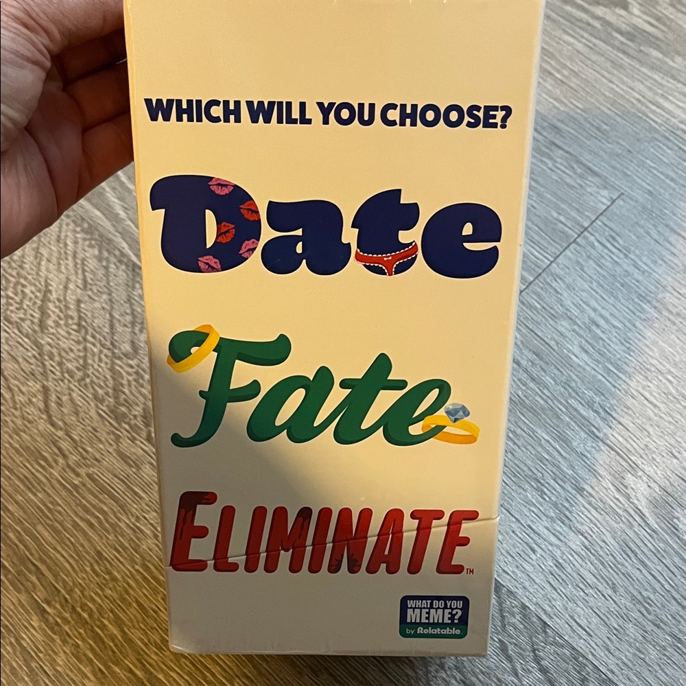 What Do You Meme? Date Fate Eliminate Game